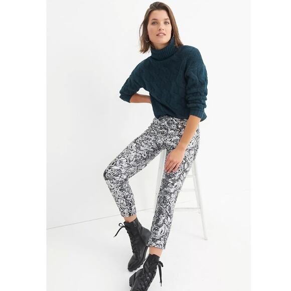New Anthropologie Pascaline Sequined Trousers by Porridge $188 SMALL Silver/Gray - Picture 2 of 7